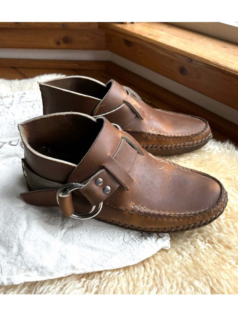 Quoddy Handmade Leather Ring Boots